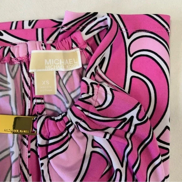 MICHAEL Michael Kors Sleeveless Top With Hardware Plaque At Neckline Size XS - Picture 5 of 6